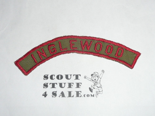 INGLEWOOD Khaki and Red Community Strip