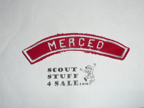 MERCED Red and White Community Strip