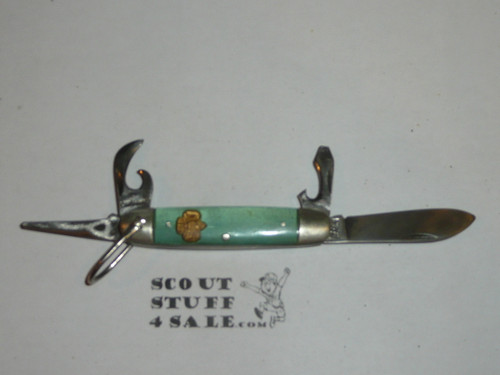 Girl Scout Pocket Knife, Kutmaster Manufacture, Lite Use (CSE64)