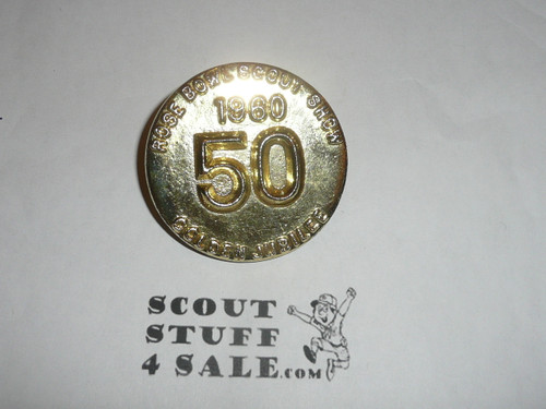 1960 Rose Bowl Scout Show Resin Neckerchief Slide, by Torchy