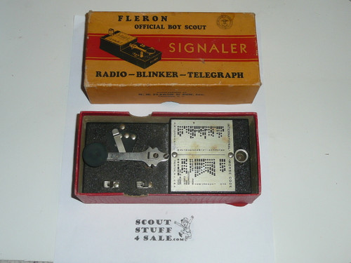 1960's Boy Scout Fleron Signaler with contents in the original box