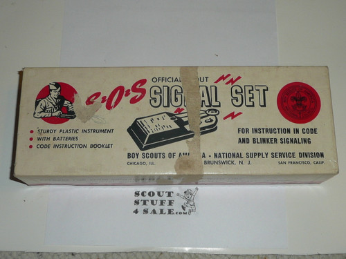 1970's Boy Scout SOS Signal Set with contents in the original box #2
