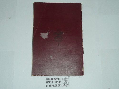 1913 Boy Scout Handbook, First Edition, Fourth Printing, printed "Fourth Edition" on title page, spine and cover wear #2
