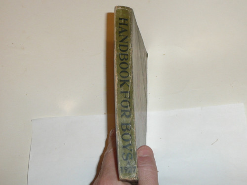 1921 Boy Scout Handbook, Second Edition, Twenty-fourth Printing, minimal spine and cover wear