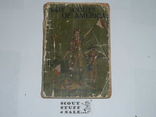 1924 Boy Scout Handbook, Second Edition, Thirtieth Printing, some spine and cover wear #3