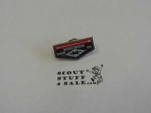 Musketahquid O.A. Lodge #414 Flap Pin - Scout