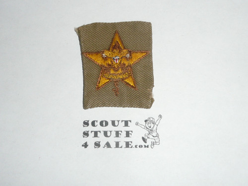 Star Rank Patch - 1942-1945 - Tan Twill Type 10a - used