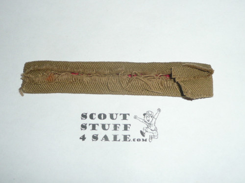 Program Strip - Boy Scouts of America, 1930's, sewn, lots of material