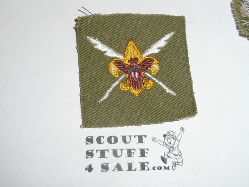 Scribe Patch - 1952 - 1954 - khaki Cloth (SC4)