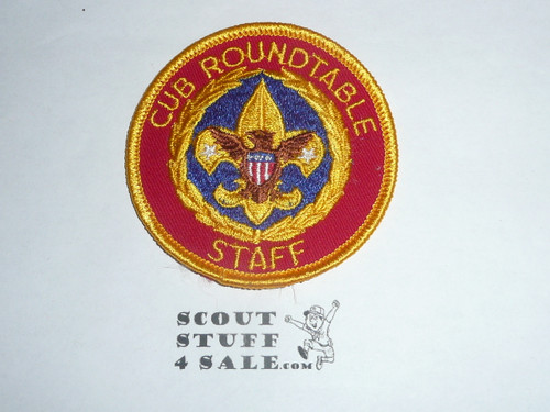Cub Scout Roundtable Staff Patch, wording has Cub not Cub Scout