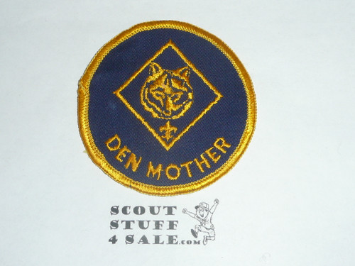 Den Mother Patch, twill, 1970's