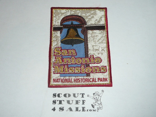 San Antonio Missions National Historic Park Trail Patch, Issued by the Boy Scouts of America