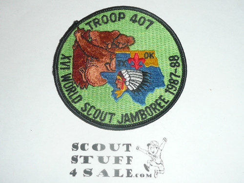 1987-88 World Jamboree JSP - Troop 407 OK/TX