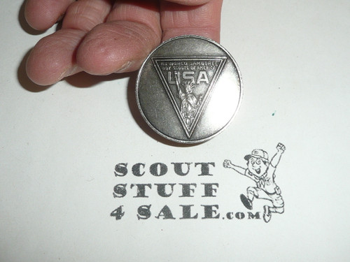 1971 World Jamboree USA Contingent Pewter Neckerchief Slide