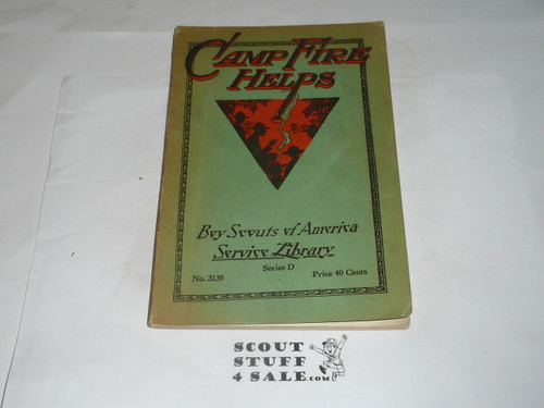 Campfire Helps, Boy Scout Service Library, 8-38 Prtg