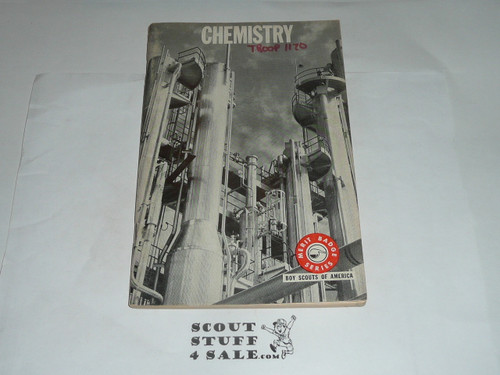 Chemistry Merit Badge Pamphlet, Type 7, Full Picture, 10-69 Printing