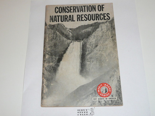 Conservation of Natural Resources Merit Badge Pamphlet, Type 7, Full Picture, 5-68 Printing