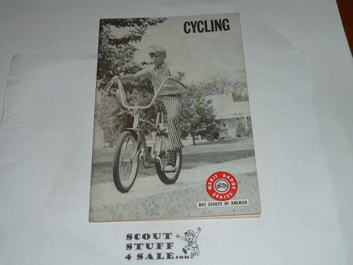 Cycling Merit Badge Pamphlet, Type 7, Full Picture, 4-71 Printing