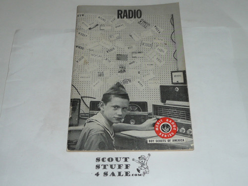Radio Merit Badge Pamphlet, Type 7, Full Picture, 8-67 Printing