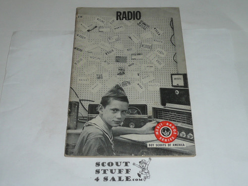 Radio Merit Badge Pamphlet, Type 7, Full Picture, 8-68 Printing