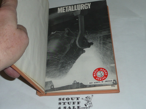 Metallurgy Library Bound Merit Badge Pamphlet, Type 7, Full Picture, 6-66 Printing