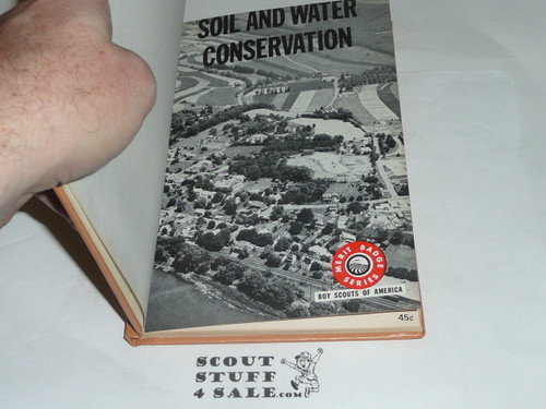 Soil and Water Conservation Library Bound Merit Badge Pamphlet, Type 7, Full Picture, 3-70 Printing