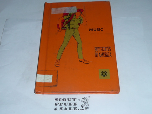 Music Library Bound Merit Badge Pamphlet, Type 8, Green Band Cover, 1-73 Printing