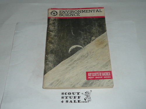 Environmental Science Merit Badge Pamphlet, Type 9, Red Band Cover, 6-85 Printing
