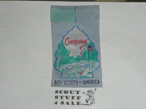 Camporee Patch, Generic BSA issue, Woven with Arrowhead