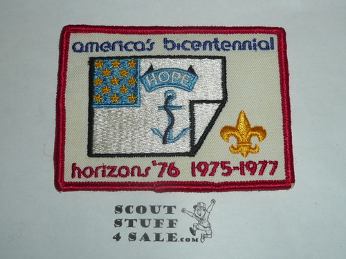 America's Bicentennial, BSA Theme Patch, Horizons '76 1975-1977