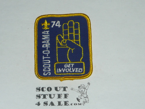 1974 Scout-O-Rama Generic Patch, scout sign
