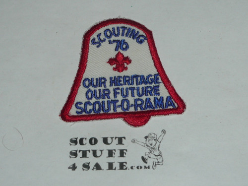 1976 Scout-O-Rama Show Generic Patch, Our Heritage Our Future