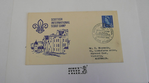 1968 Scottish International Scout Camp Envelope with special cancellation