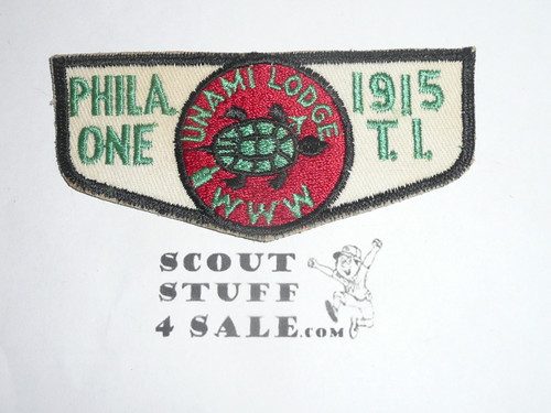 Order of the Arrow Lodge #1 Unami f4 Flap Patch