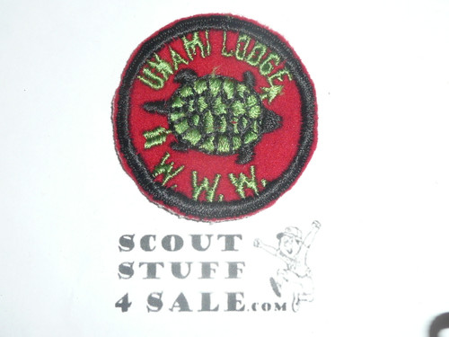 Order of the Arrow Lodge #1 Unami r3b Round Patch