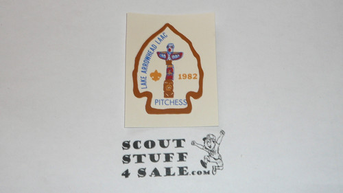Lake Arrowhead Pitchess Scout Camp 1982 Decal, Los Angeles Area Council - Boy Scout