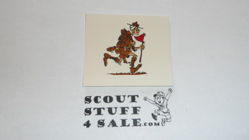 Old Backpacking Scoutmaster Decal - Boy Scout