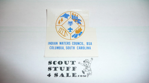 Indian Waters Council Decal, Boy Scout