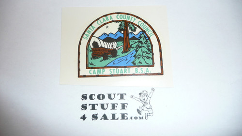 Camp Stuart Decal, Santa Clara County Council - Boy Scout #2