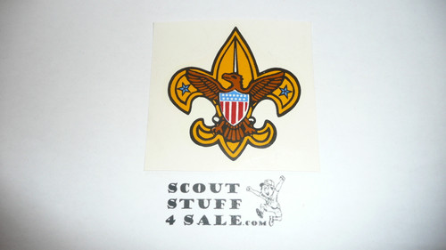 1970's Boy Scouts of America Emblem Decal with color - Boy Scout