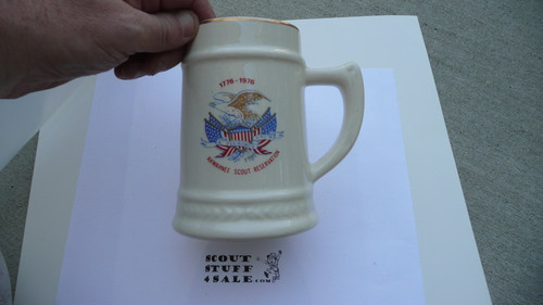 Ahwahnee Scout Reservation Mug, 1976 beer stein, Orange Councty Council - Boy Scout