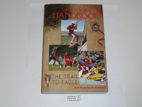 1990 Boy Scout Handbook, Tenth Edition, First Printing, Lite use