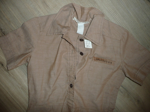 1970's Brownie Girl Scout Uniform, Size 8, GS19