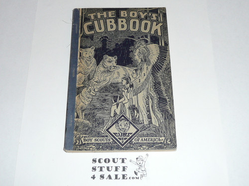 1930 Lion Cub Scout Handbook, 4th Printing (1-35), MINT Condition