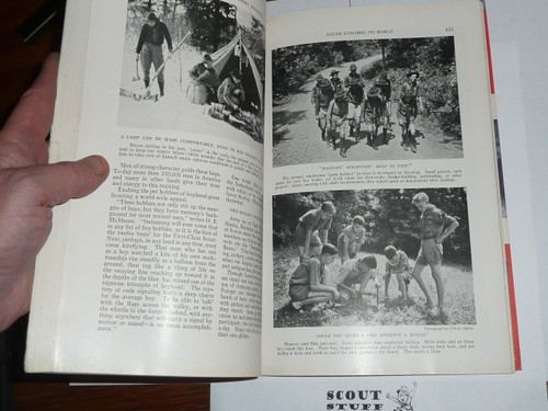 May 1934 National Geographic Magazine with extensive article about Youth Exporing the World, includes lots of Scouting