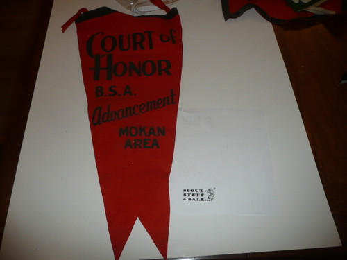 Mokan Area Council Felt Pennant, Court of Honor