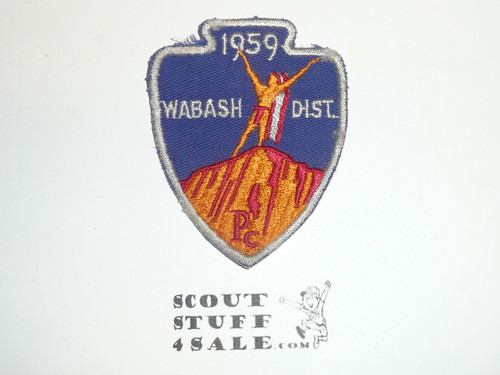 Wabash District Patch, Boy Scouts of America, 1959