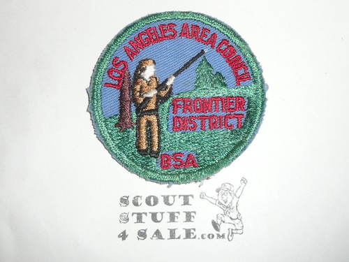 Frontier District Patch, Los Angeles Area Council, c/e