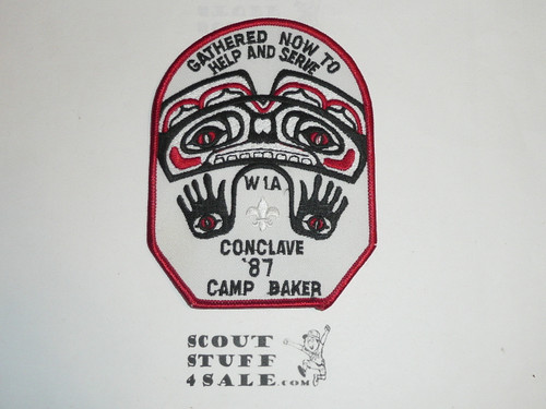 Section W1-A 1987 O.A. Conference Patch - Scout