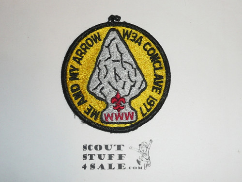 Section W3A 1977 O.A. Conference Patch - Scout